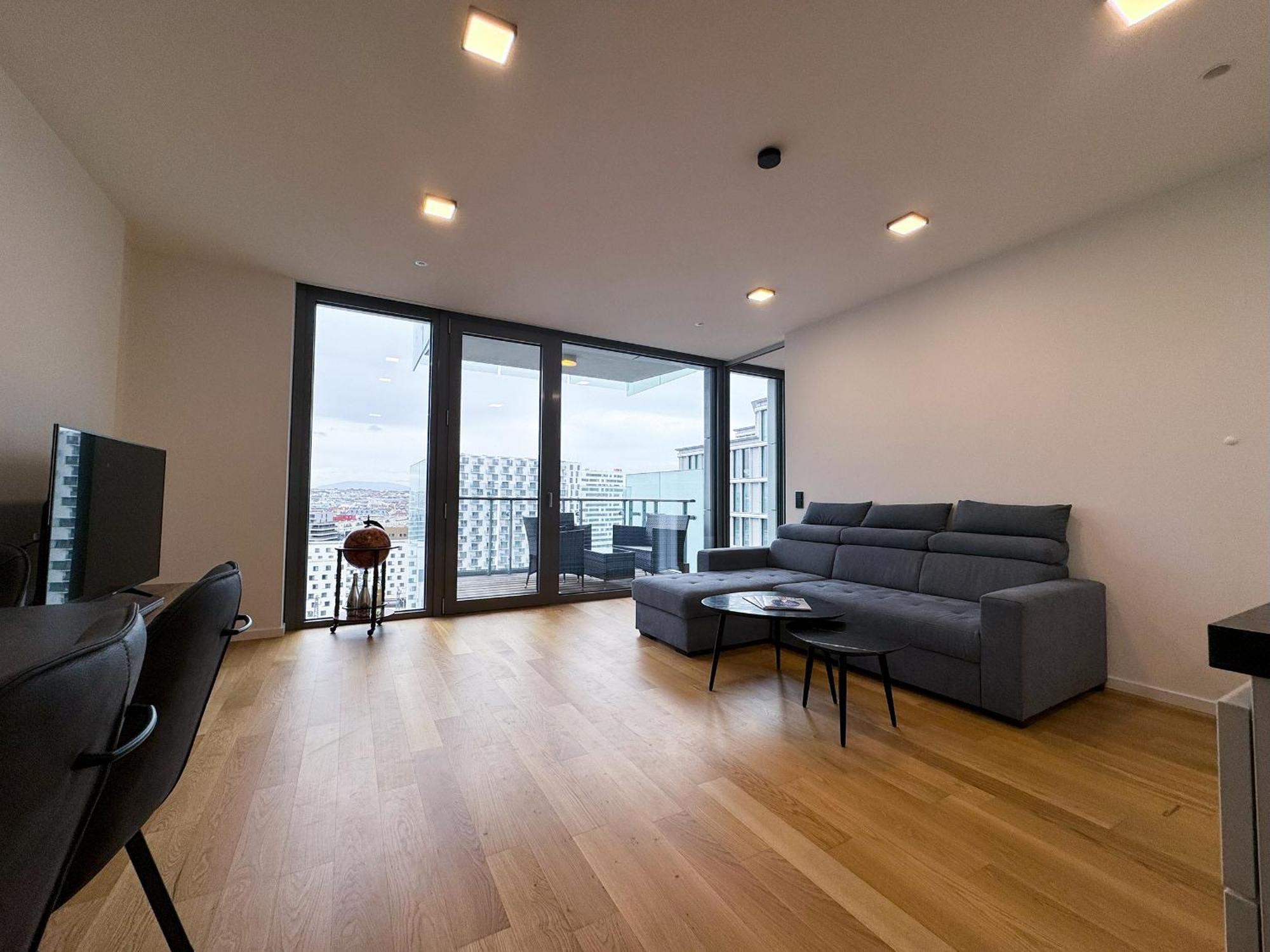 Luxus-Apartment Mit Weitblick Viena Exterior foto
